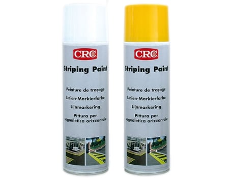 Tinta de Marcação CRC Striping Paint Amarela Lata de Spray de 500 Ml