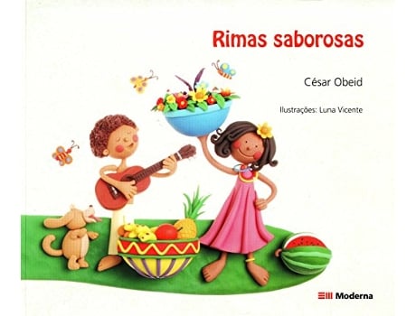 Livro Rimas Saborosas de César Obeid (Português do Brasil)