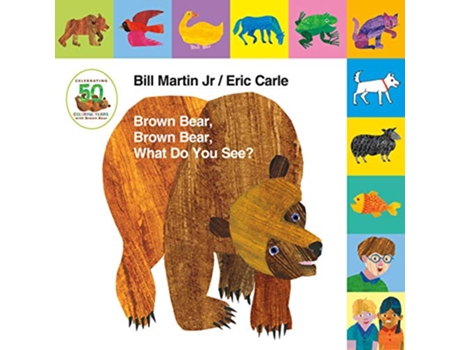 Livro LifttheTab Brown Bear, Brown Bear, What Do You See? 50th Anniversary Edition de Bill Martin Jr (Inglês - Capa Dura)