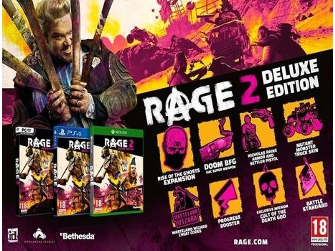 Rage 2 deluxe edition что входит