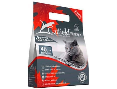 Areia para Gatos  Platinum Aglomerante (7L)