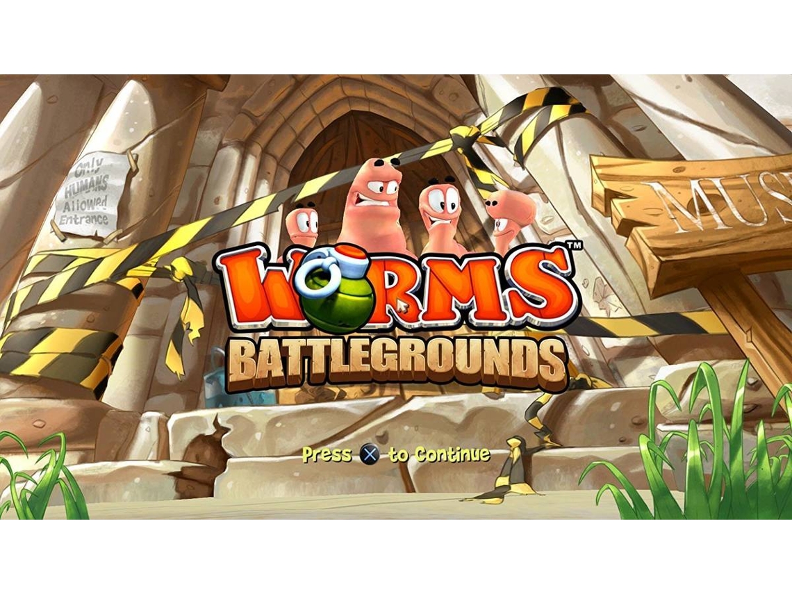 Jogo PS4 Worms Battlegrounds