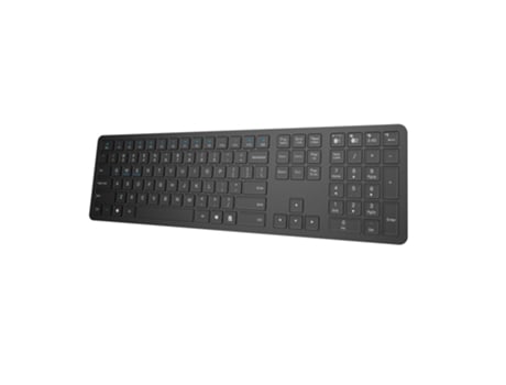 Teclado CROSSMANXI-STORE Carregamento Sem Fio Bluetooth 2.4G Modo Duplo Preto (Inglês)