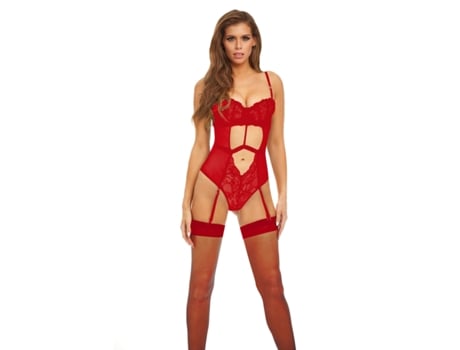 Body BOMBSHELL BOUDOIR Vermelho M