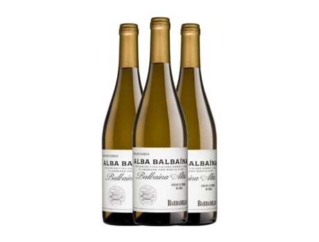 Vinho branco BARBADILLO Alba Balbaína Palomino Fino Vino de la Tierra de Cádiz (0.75 L - 3 Unidades)