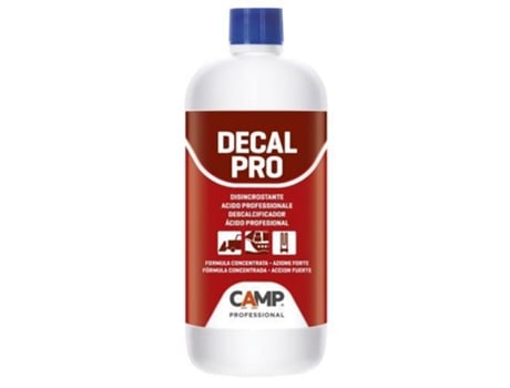 Descalcificador para uso profissional decal pro em frasco de 1000 ml CAMP