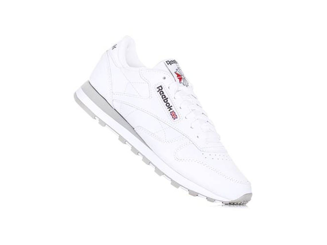 Ténis REEBOK Classic Leather (Branco - Couro Natural- 44)