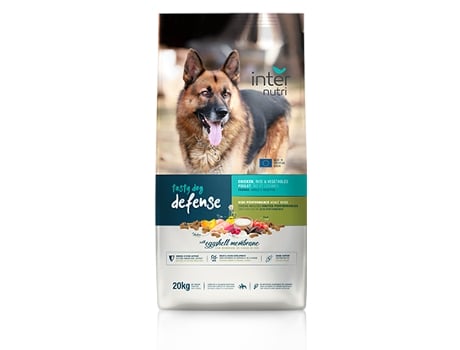 Alimento Completo para Cães Adultos de Alta Performance INTERNUTRI TASTY Dog Defense 20 kg