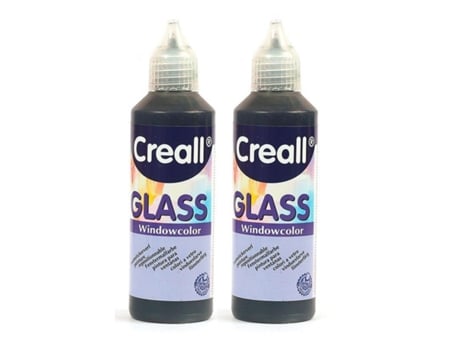 Tinta para janelas reposicionável 160 ml - CREALL preto