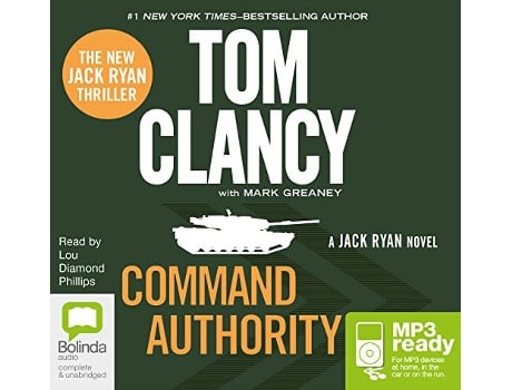 Livro Command Authority de Tom Clancy e Mark Greaney (Inglês)