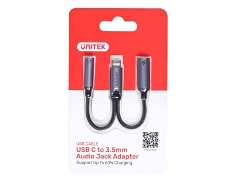 Adaptador Usb-C para Jack 3.5 Mm UNITEK M205A