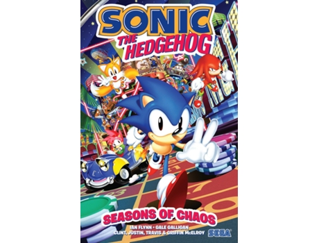 Livro Sonic the Hedgehog Seasons of Chaos de Ian Flynn, Gale Galligan et al. (Inglês)