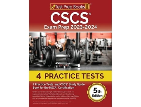 Livro CSCS Exam Prep 2023 2024 de Joshua Rueda (Inglês)