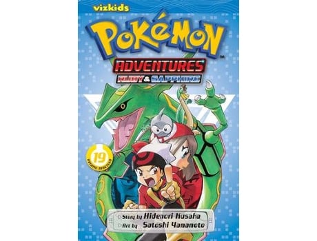 Livro pokemon adventures (ruby and sapphire), vol. 19 de hidenori kusaka (inglês)