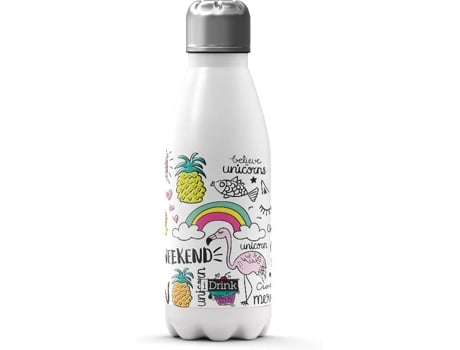 Garrafa Térmica  Unicornio 350 ml