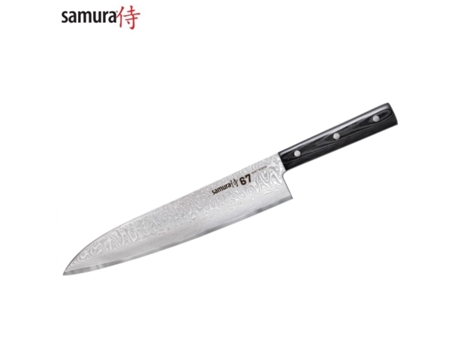 SAMURA Damascus 67 Faca Universal de Chef 240 Mm de Aus 10 Aço Damasco 61 Hrc 67 Camadas