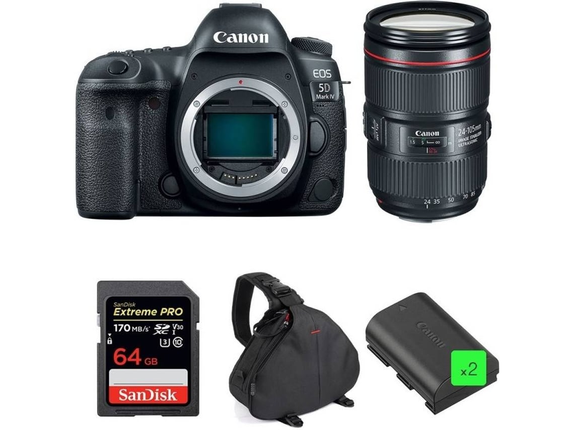 Kit M Quina Fotogr Fica Canon Eos D Mark Iv Ef Mm F L Is Ii Usm Full Frame Worten Pt