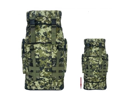 Mochila dobrável para viagem montanhismo escalada camping trekking, mochila impermeável 70L+80L MILES