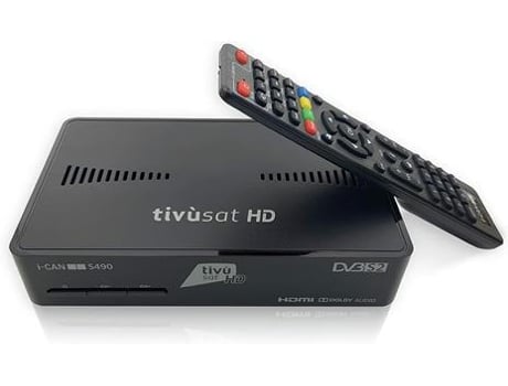 I-Can S490 Decoder Satellitare Con Smart Card Tivusat Classic Hd