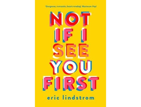 Livro not if i see you first de eric lindstrom (inglês)