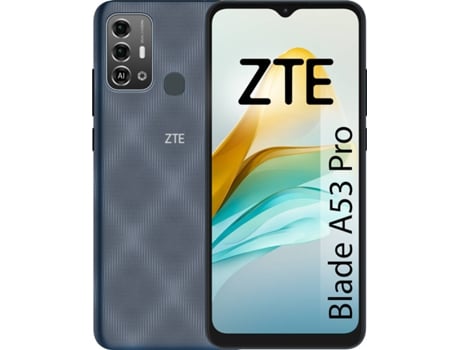 ZTE BLADE A 53 PRO AZUL 4G / 6,52 HD+ / OC 1,6GHZ /64GB ROM / 13 + 2MP / 5000MAH - P963F63BL