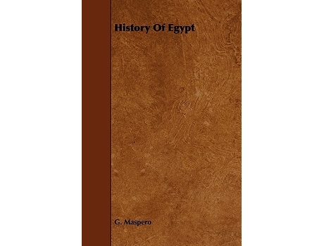 Livro History of Egypt de Gaston C Maspero G Maspero (Inglês)