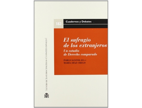 Livro Sufragio De Los Extranjeros, El de Pablo Et Al Santolaya (Espanhol)