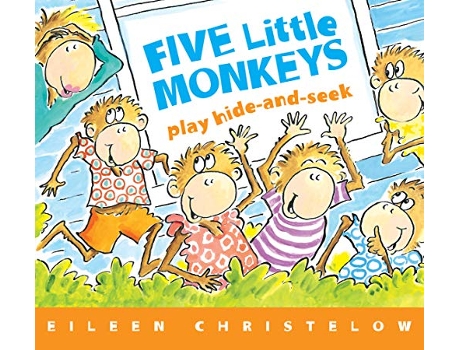 Livro Five Little Monkeys Play Hide and Seek de Eileen Christelow (Inglês - Capa Dura)