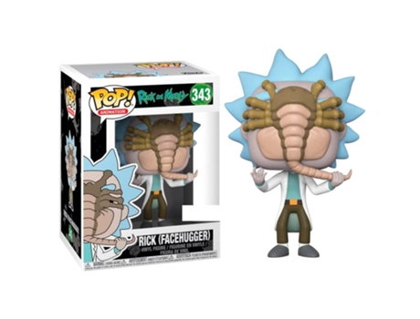 Figura ! Rick & Morty Alien Facehugger Rick Exclusive