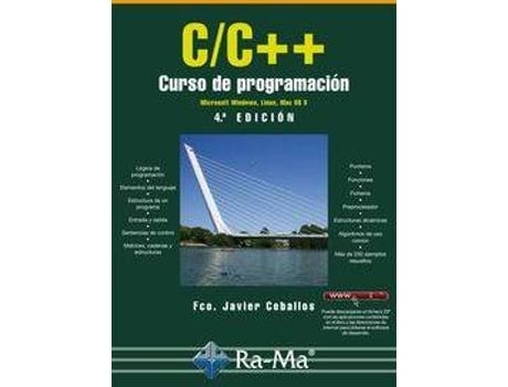 Livro C/C++: Curso De Programacion (4ª Ed.2015) de Fco.Javier Ceballos (Espanhol)