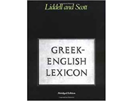 Livro Abridged Greek-English Lexicon de HG Liddell (Espanhol)