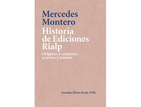 Livro Historia De Ediciones Rialp de Mercedes Montero Díaz (Espanhol)