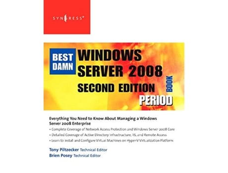 Livro Best Damn Windows Server 2008 Book Period de Anthony Piltzecker (Inglês)