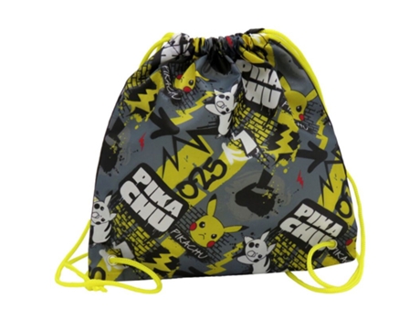 Pokemon pikachu drawstring saco de armazenamento organizar saco