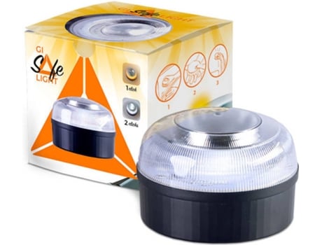 Luz de Emergência LED GREENIICE Para Carros V16 Base Magnético