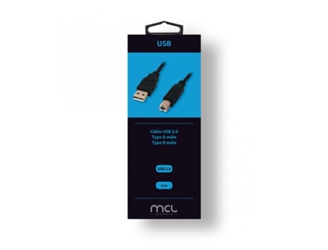 Cabo de Impressora Usb 2.0 Ab Macho para Macho MCL SAMAR