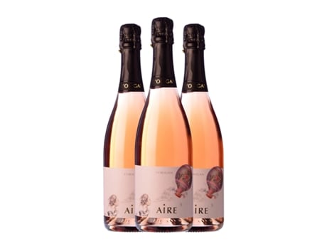 Espumante rosé L'ORIGAN Aire Rosé Brut Nature Cava (0.75 L - 3 Unidades)