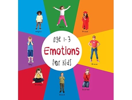 Livro Emotions for Kids age 1-3 with FREE EBOOK de Dayna Martin (Inglês - Capa Dura)