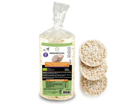 Galetes de Arroz Biológico Sem Sal 120G NATUREFOODS