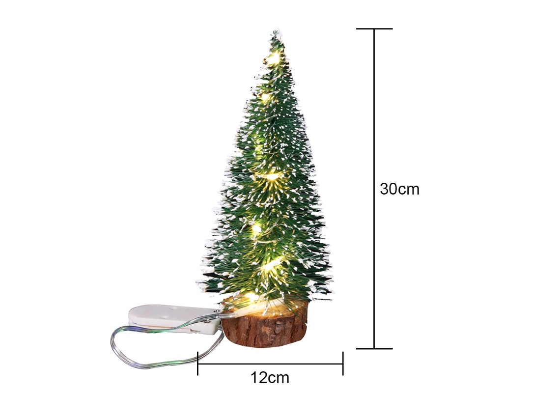 Arvore de Natal Branca Pequena 30 cm