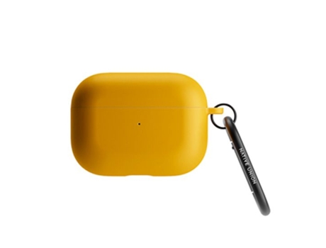 NATIVE UNION Capa para Airpods Pro 2 Roam em Silicone com Gancho de Metal Amarelo