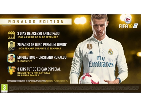 ps4 pro fifa 18 ronaldo edition