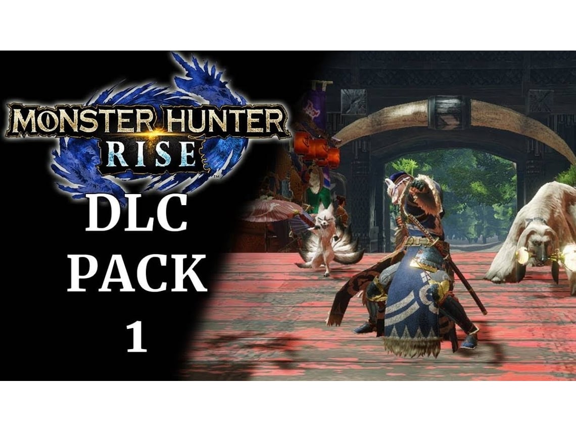 Cartão (Formato Rise DLC Monster Pack 1 Switch Nintendo Hunter Digital)
