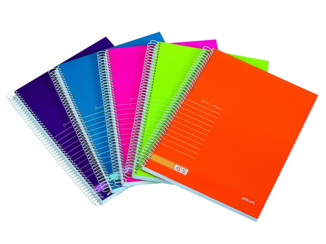 Caderno A4 Espiral Pautado Capa Dura Stripes 1 Unidade Aleatória Worten pt