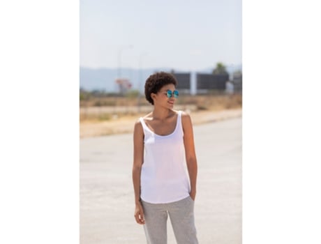 Top para Mulher SKINNI FIT (XL - Algodão - Branco)