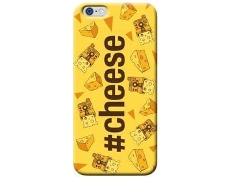 Capa iPhone 6, 6s, 7, 8  Insta #Cheese Amarelo