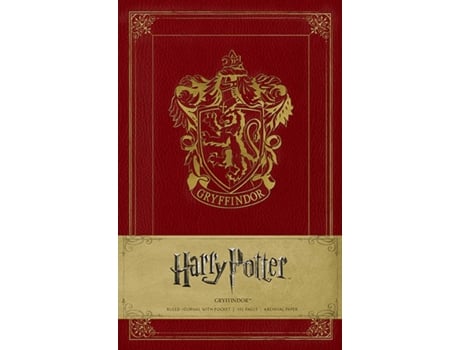 Caderno  Harry Potter Gryffindor de