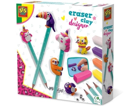 Jogo Criativo IZIPLAY Kit de Personalização e criação de borrachas  (Idade Minima: 5 anos)