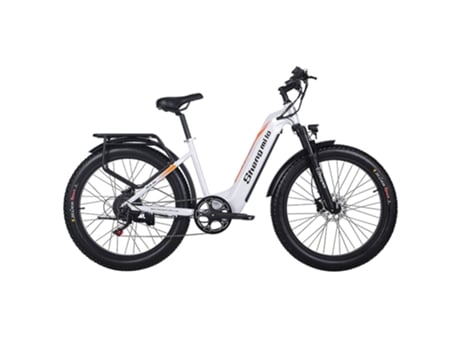 Bicicleta Elétrica Mx06 26In Pneus Todo-O-Terreno 500W Motor 42Km/H Velocidade Máxima 48V 17.5Ah Bateria SHENGMILO