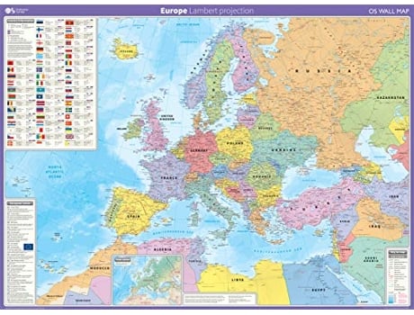 Livro Europe de Ordnance Survey (Inglês)